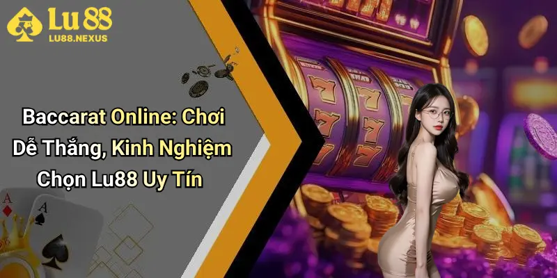 Baccarat Online: Chơi Dễ Thắng, Kinh Nghiệm Chọn Lu88 Uy Tín