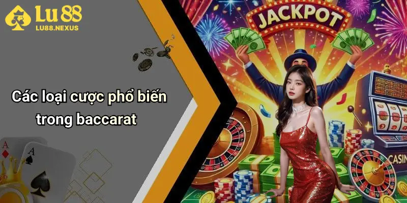 Các loại cược phổ biến trong baccarat