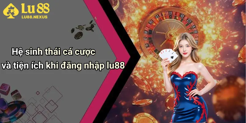 Hệ sinh thái cá cược và tiện ích khi đăng nhập lu88