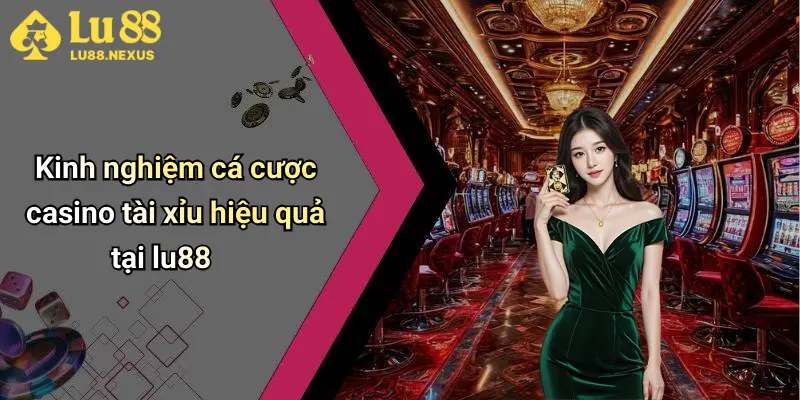 Kinh nghiệm cá cược casino tài xỉu hiệu quả tại lu88