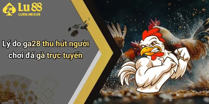 Lý do ga28 thu hút người chơi đá gà trực tuyến