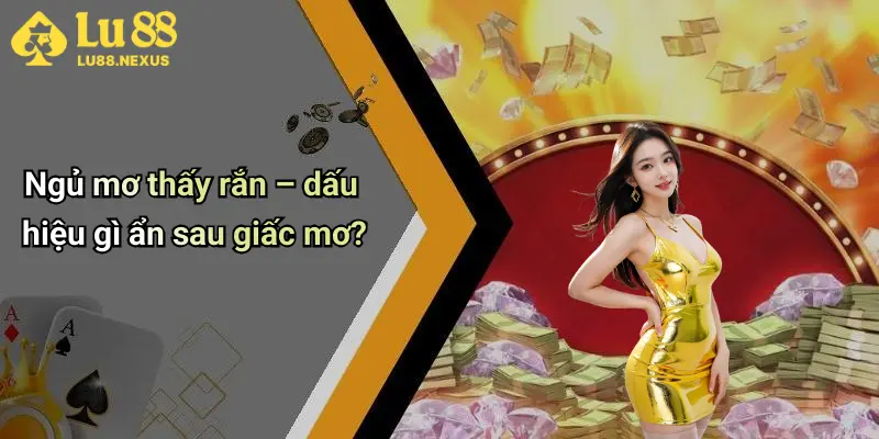Ngủ mơ thấy rắn – dấu hiệu gì ẩn sau giấc mơ?