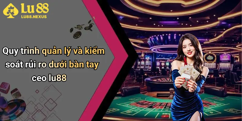 Quy trình quản lý và kiểm soát rủi ro dưới bàn tay ceo lu88